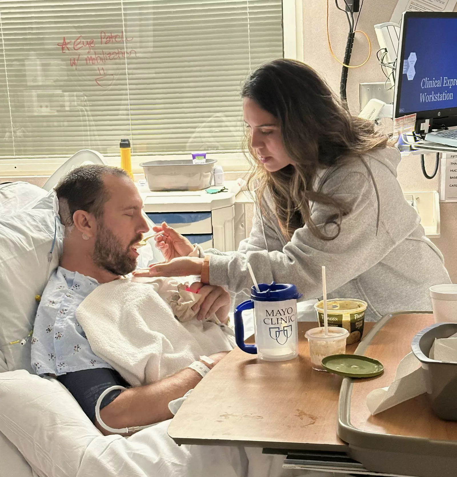 Family navigating life with both parents undergoing cancer care.