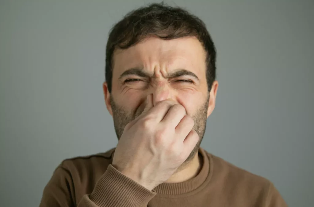Age-related changes in flatulence frequency explained A diagram of the digestive tract showing gas production from gut bacteria fermenting fibre