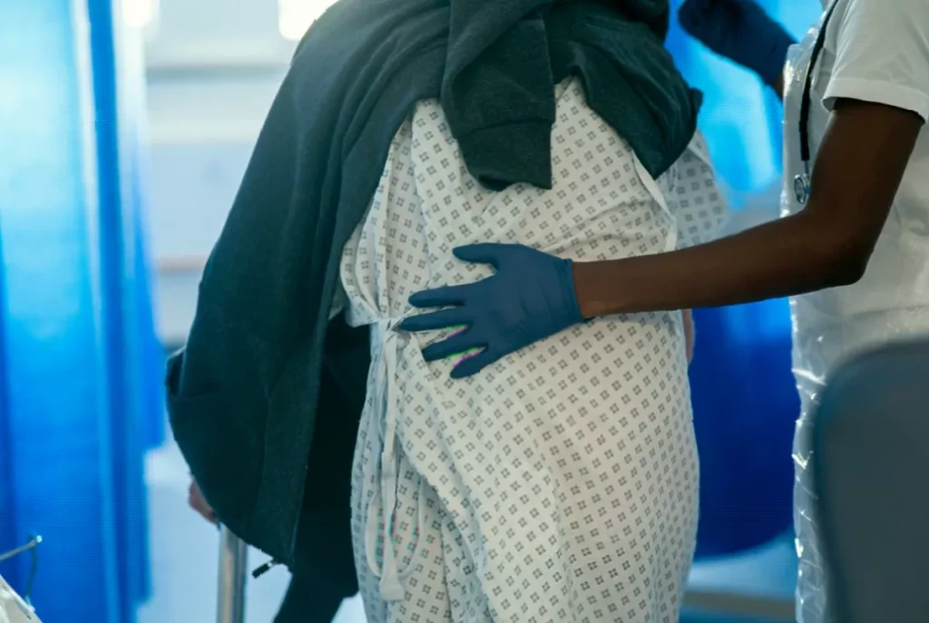 Clinical trial patient receiving an oral tablet for pancreatic cancer treatment