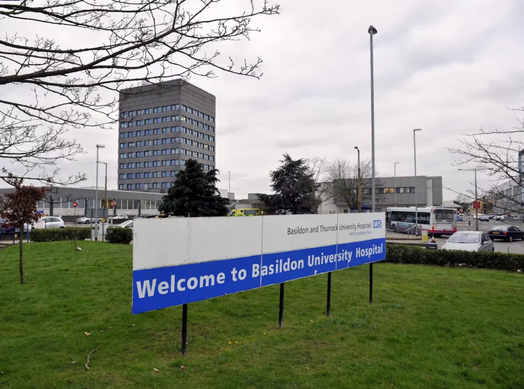 Over 100 maternity staff take NHS to court over nitrous oxide Maternity ward at Basildon University Hospital where nitrous oxide levels exceeded safety limits