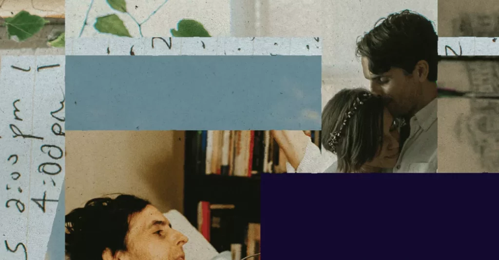 A hospital bed set up in a small Brooklyn living room, surrounded by home hospice equipment.