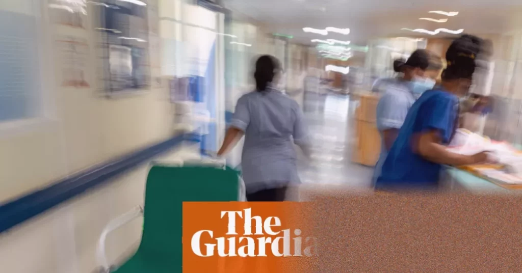 Man sitting in hospital waiting room after being sent there by AI health tool