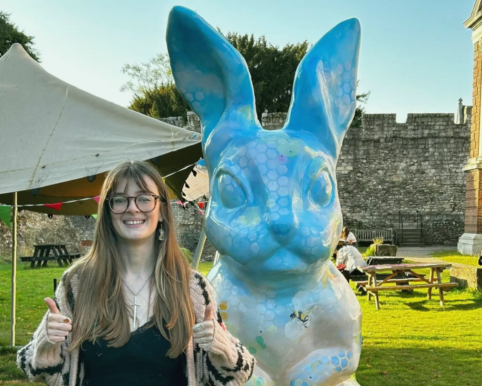 Cat gallery in York where the young performer worked before her lymphoma diagnosis