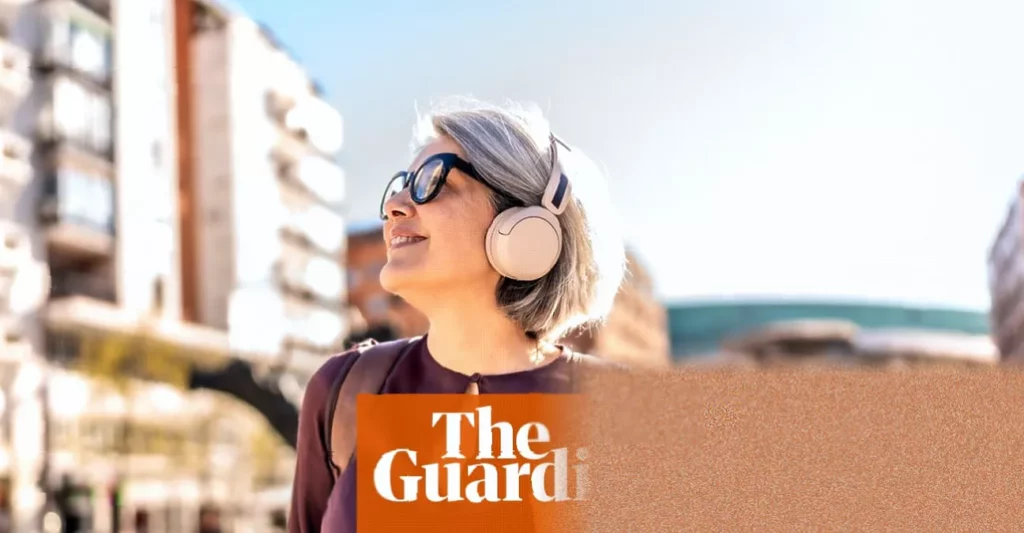Scientists design headphones to suppress irritating noises but transmit preferred sounds A person wearing prototype headphones in a university laboratory setting