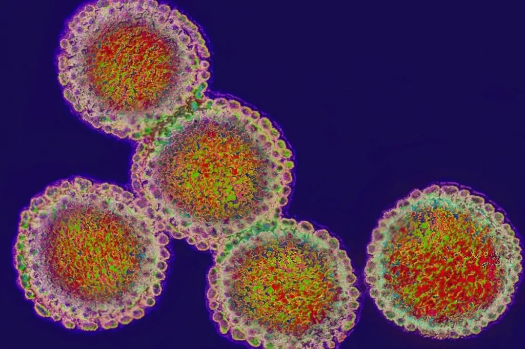 UKHSA warns pandemic risk now over 25% with respiratory infections judged top threat UKHSA headquarters building in London, site of the health security risk assessment release
