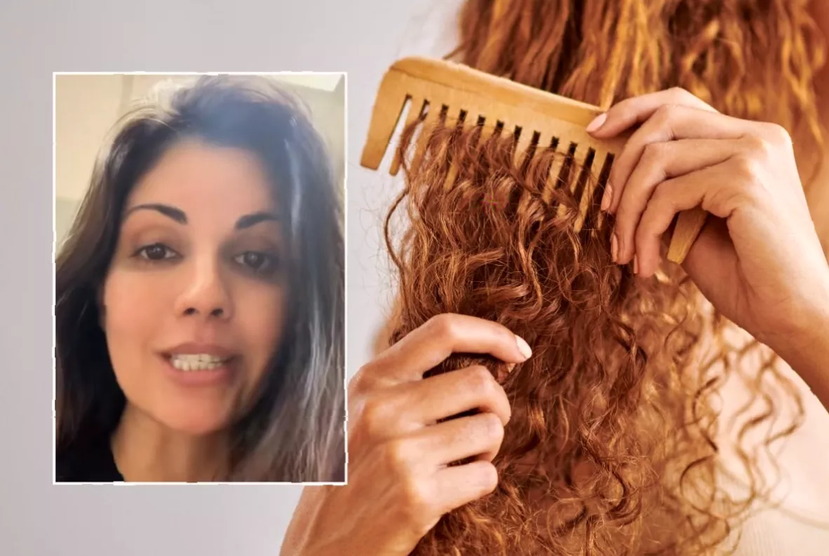 Close-up of shampoo being lathered onto the scalp over a protective conditioner layer